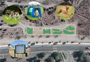 Bark Park Piedra Roja